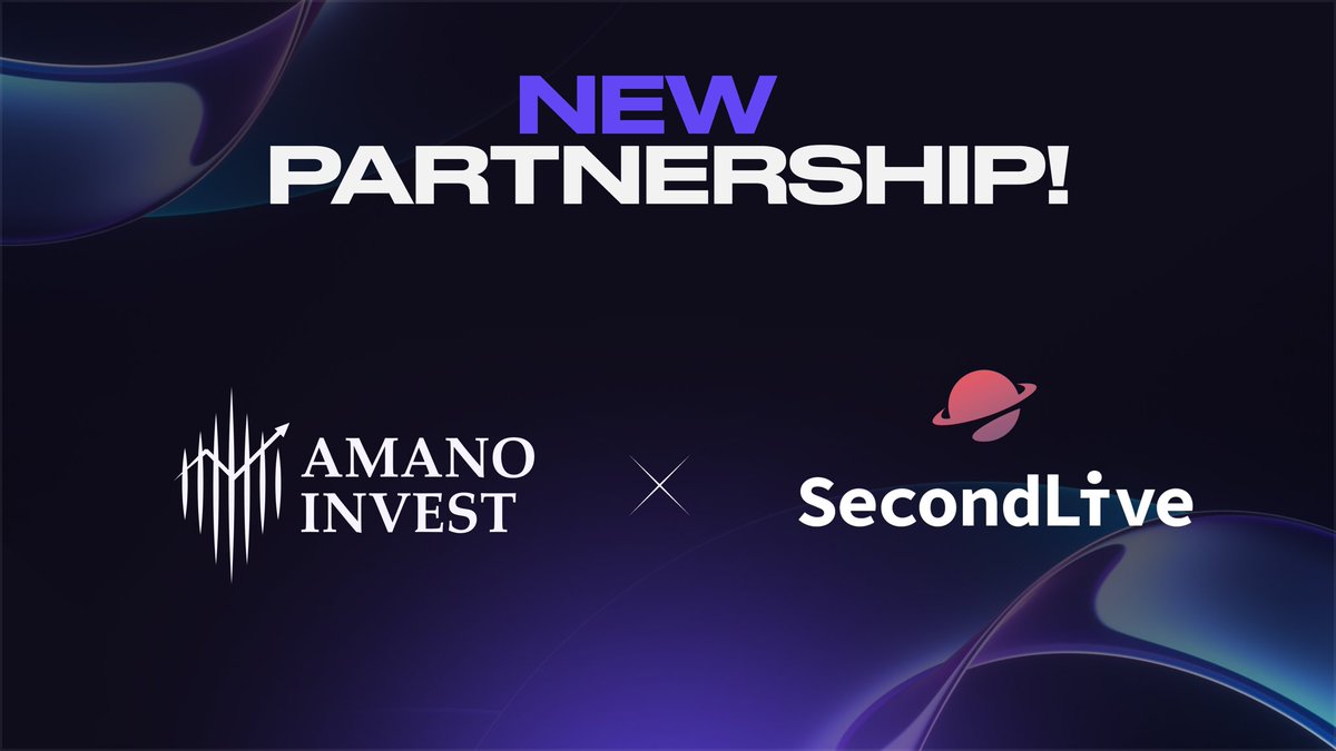 Amano_Invest's tweet image. 🤝We’re excited to announce our partnership with SecondLive
🔒@SecondLiveReal is one of the most active AI & XR-powered Metaverses in Web3 — spanning multiple chains and known for high-profile events, immersive 3D spaces, and cutting-edge UGC tools.
🔗As @Amano_Invest brings…