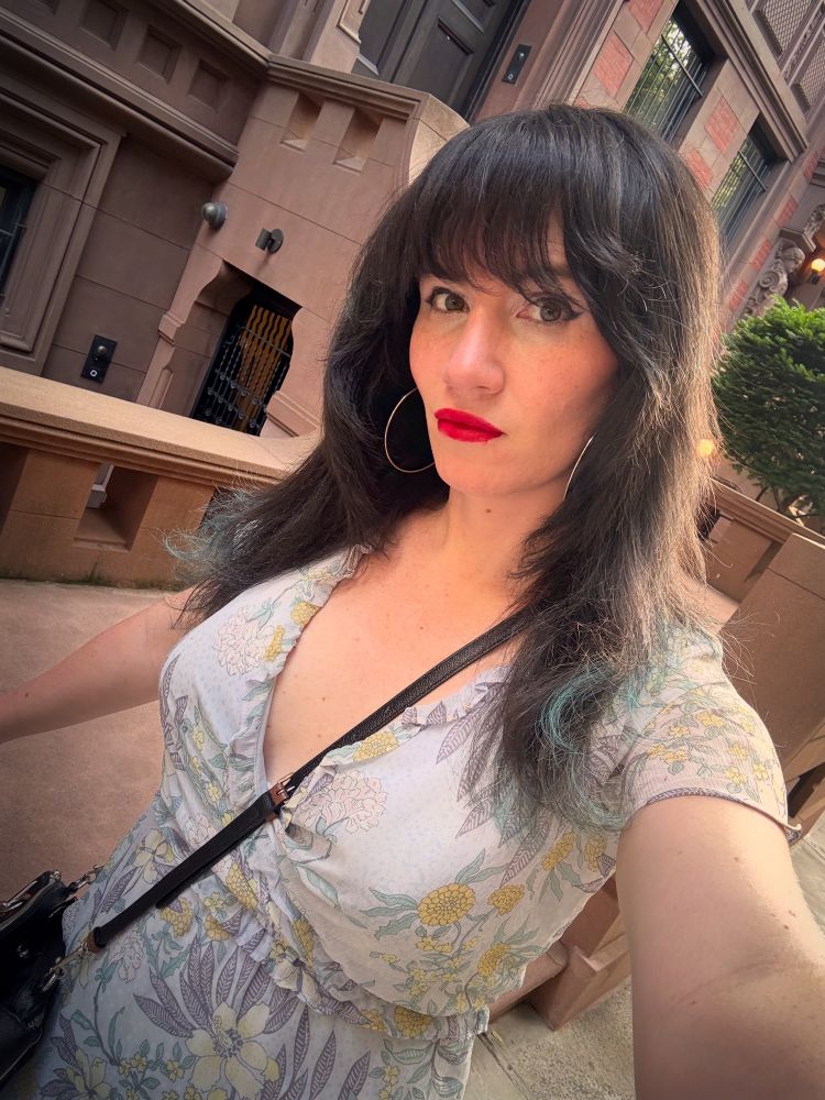2022 &gt; 2025

The blue hair era is officially over, but my hair feels so much better to touch now! Kept the pronouns.