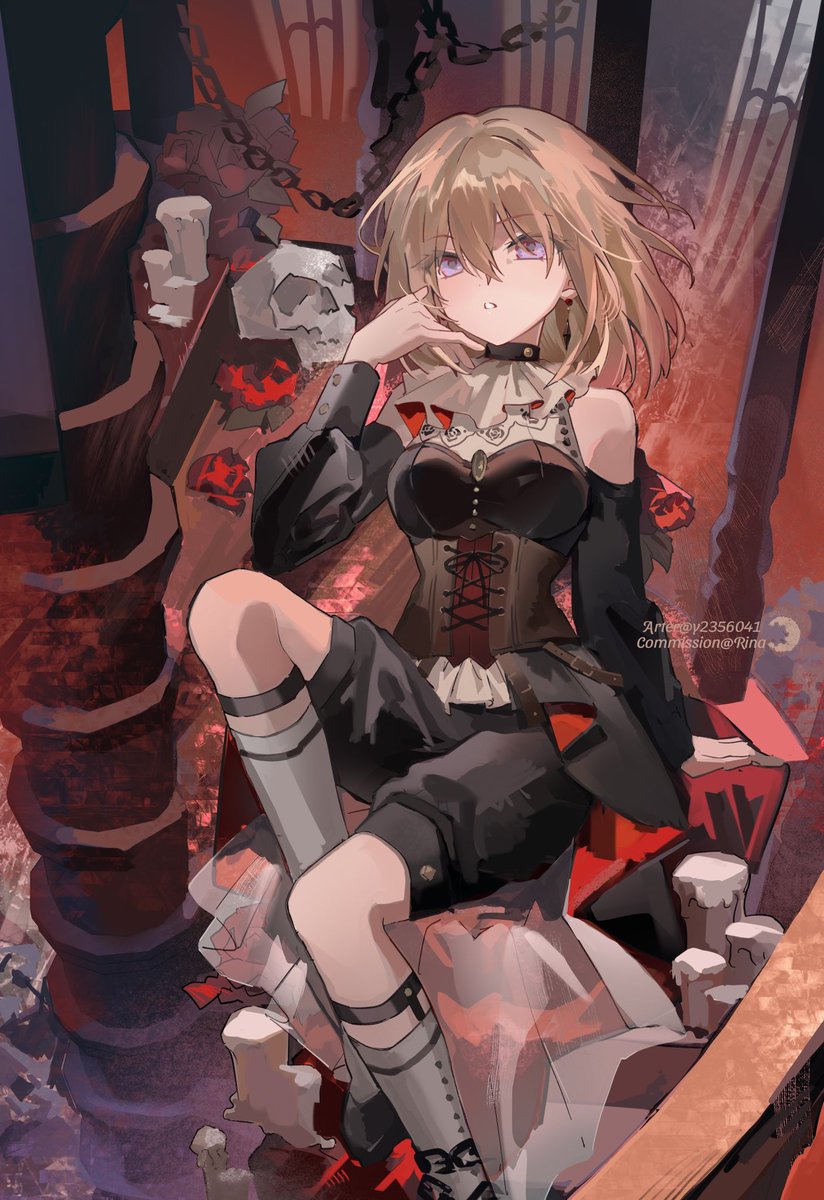 RiN2Aioi's tweet image. 委托@ y2356041老师绘制了生贺&amp;gt;&amp;lt;！
生日快乐🎂
#三角初華 #三角初華生誕祭2025