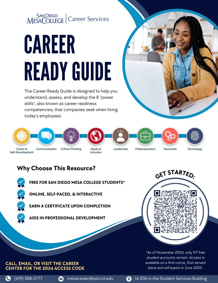 Olympians! Free access to our Career Ready Guide has been extended to June 2025. There are approximately 117 free accounts left, so hurry to begin the skill development and workforce training this guide offers before it is gone!