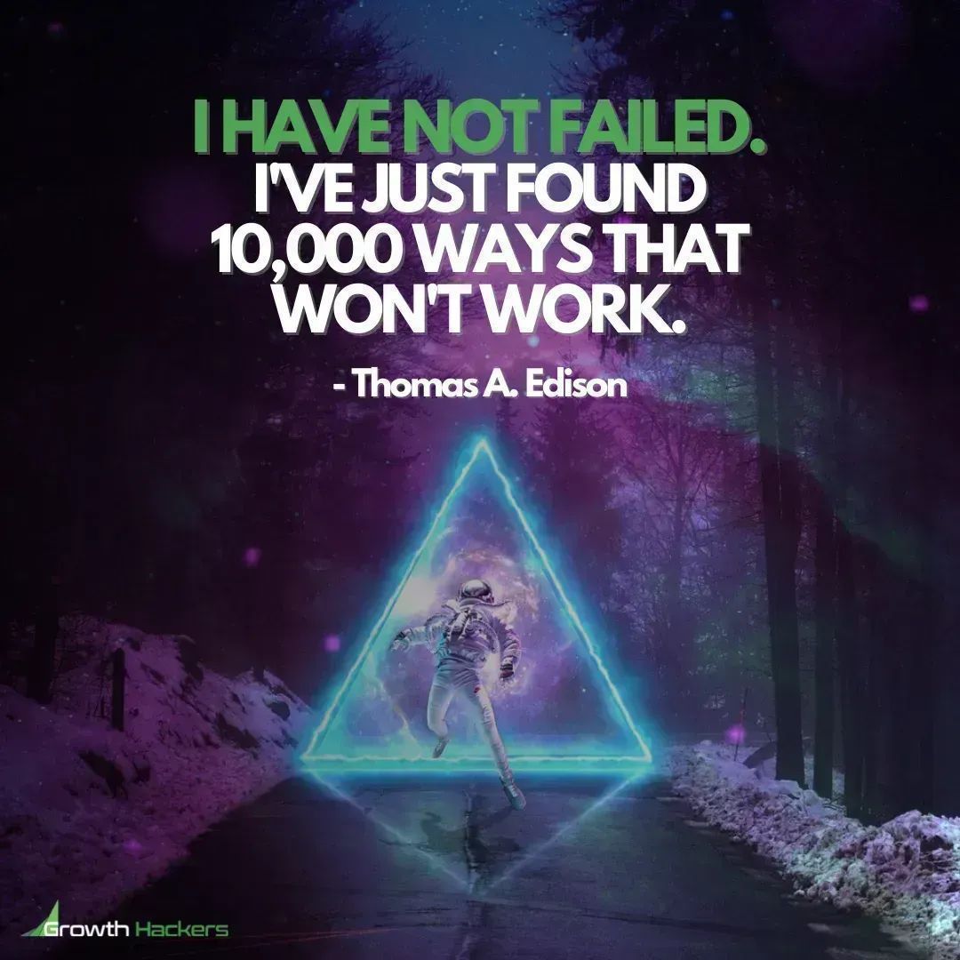TopGrowthAgency's tweet photo. I have not failed. I've just found 10,000 ways that won't work.
Thomas A. Edison
https://t.co/1b57z5g4EN
#Edison #ThomasEdison #ThomasAEdison #Entrepreneur #Entrepreneurs #Entrepreneurship #Business #Startup #Startups https://t.co/GtsLrN8EkE
