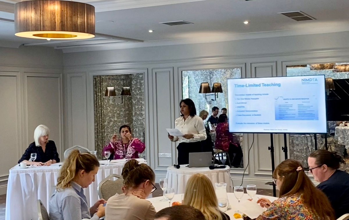 _NIMDTA's tweet image. π§ This afternoonβs #AchievingRecognition event was packed with insight and engagement!
π― Learning objectives:
β
Understanding the Supervisorβs roles
β
Delivering supervision effectively
β
Improving the use of WBAs
β
Building resilience
#MedicalEducation #RecognisedTrainers