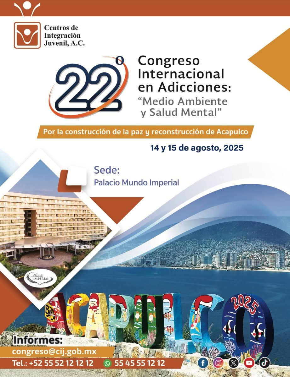🌍 El Congreso Internacional en Adicciones 2025 es más que un evento: es un espacio para transformar la forma en que entendemos y atendemos las adicciones. 📷 Ciencia, experiencia y compromiso se unen en Acapulco. 📷cij.gob.mx/congresointern……
#CongresoCIJ
