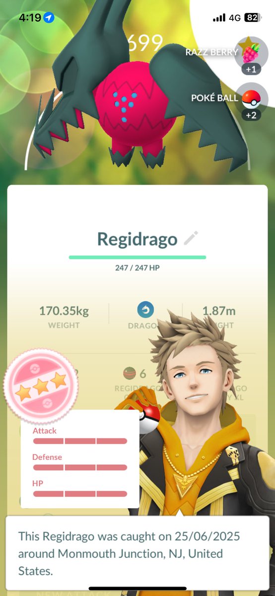 Cheers Melbro for this hundo Regidrago!