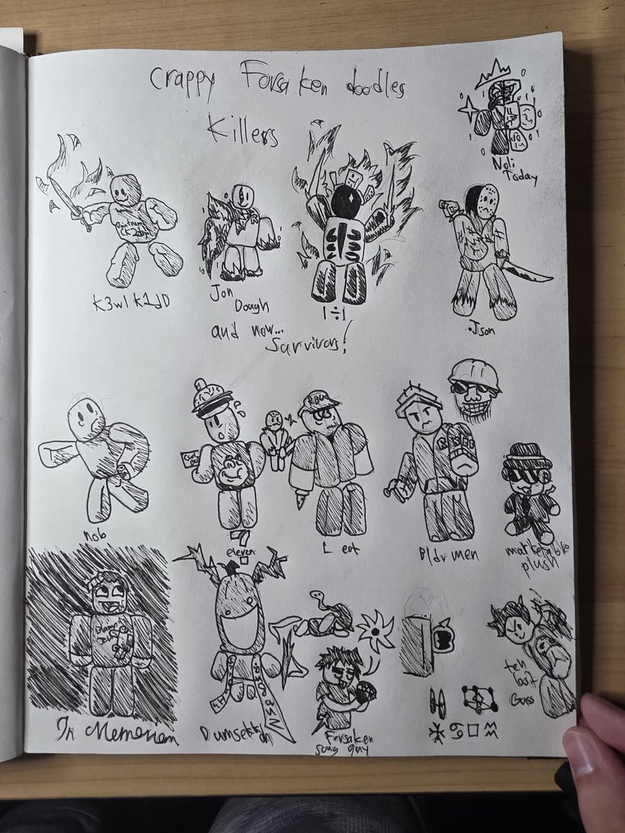 TAKE MY DOODLES RAQGGGHH
#forsakenroblox
