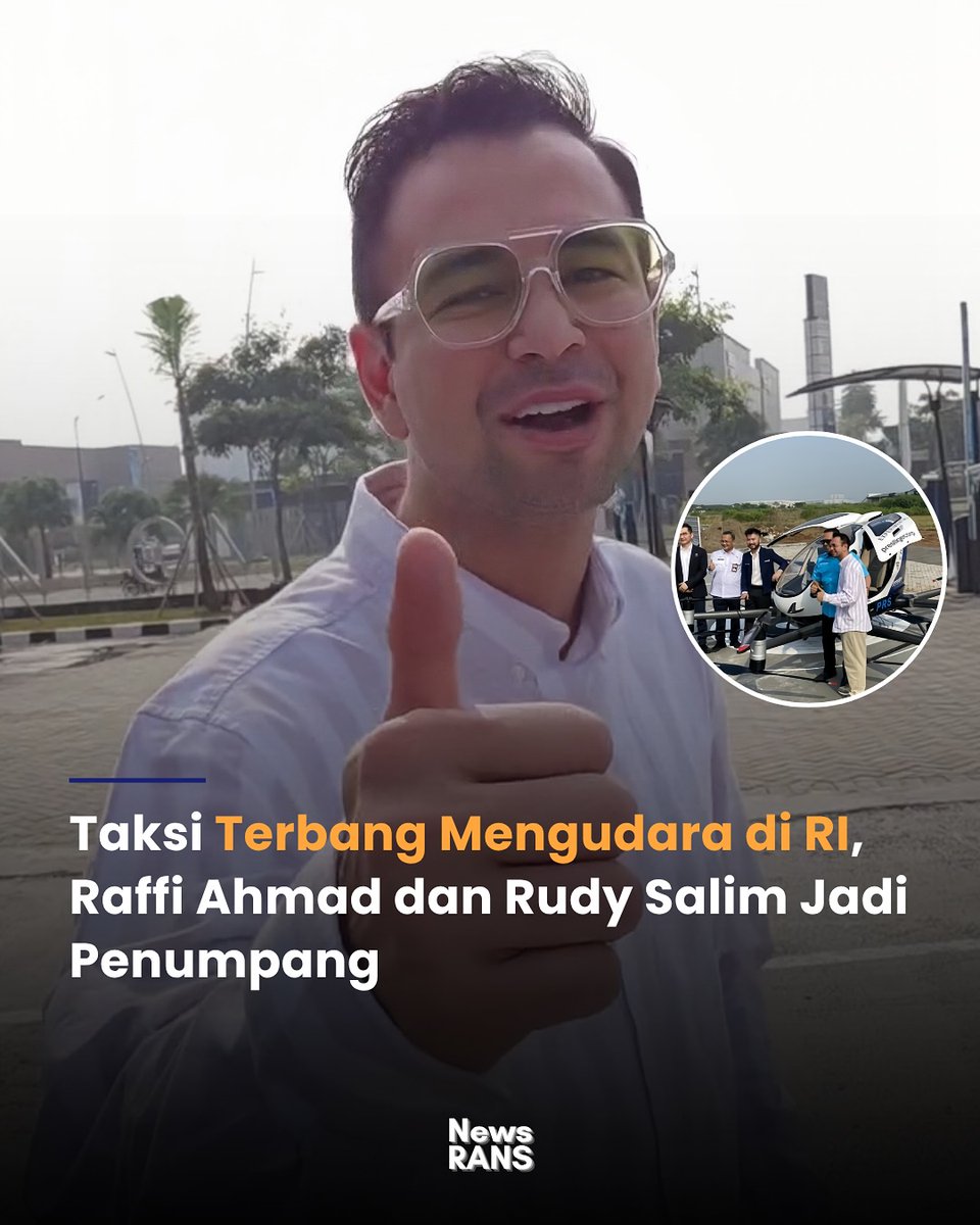 izztlf's tweet photo. Next siapa yang mau nyoba taksi terbang
Dijamin ga bakal kena macet
btw argonya berapa kira kira ya

Raffi Ahmad sama rudy salim udh jd penumpang https://t.co/Ya5pThTcXN