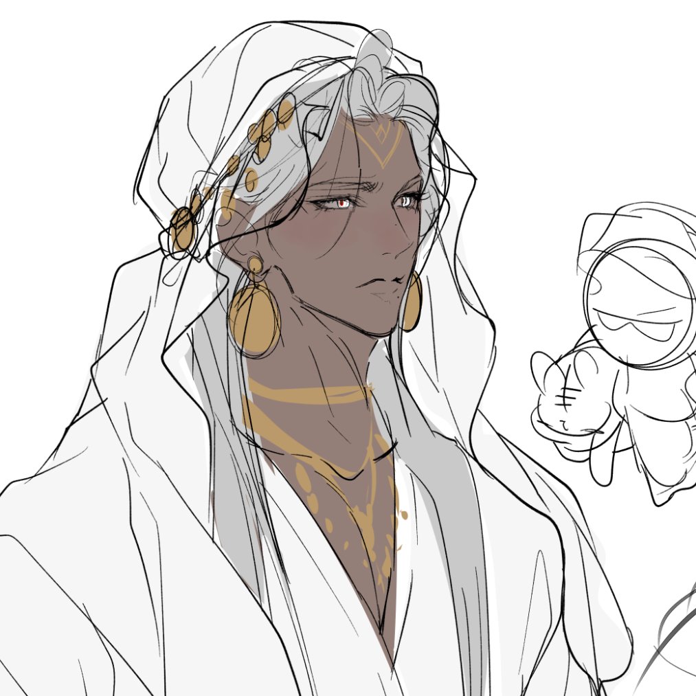 저벅저벅.. 뭐라도 들고오기...
술탄게임하다 보니.. 중동커 자캐가 있어서.. 꺼내오기..