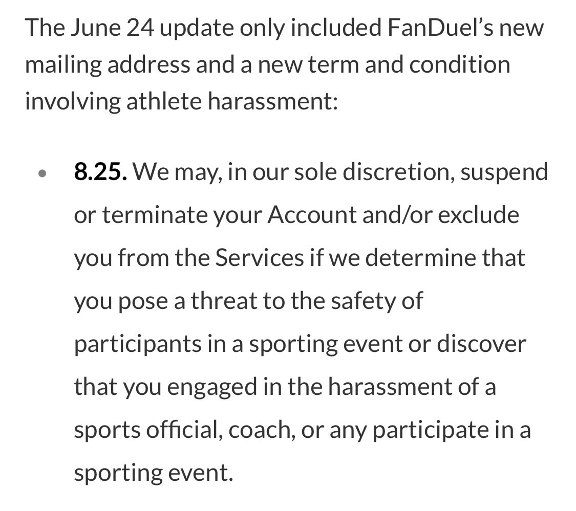 JeffreyBenson12's tweet image. GM! Oh, color me shocked (NOT). Where are all the little kids who were sooooo sure about FanDuel’s “new” T&C’s and how everything in this industry works? Get back to you local Discords, Dubclubs and Winible’s and keep shilling whatever your selling.