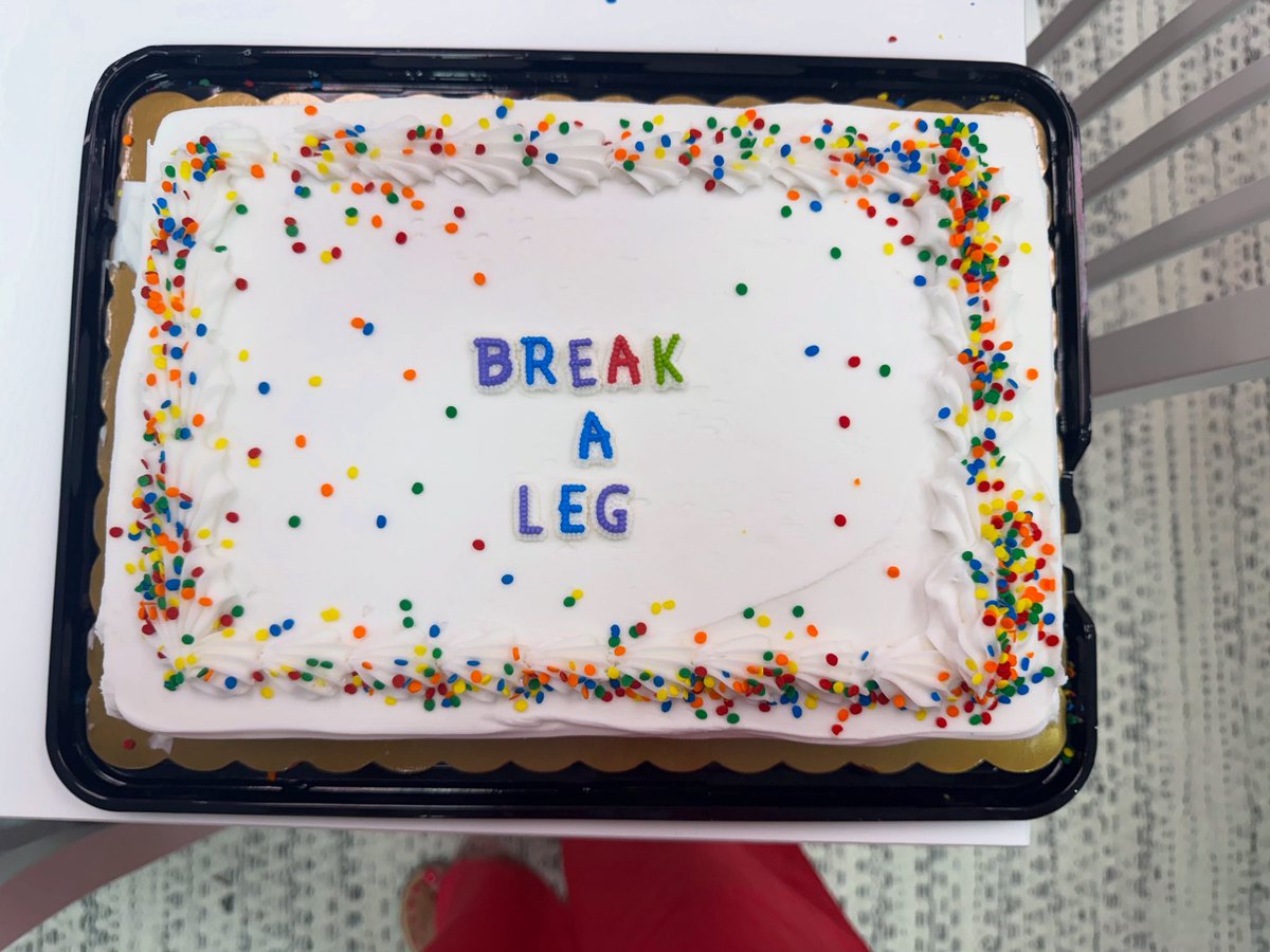 When your coworker is having a full knee replacement tomorrow and they put KP in charge of dessert.