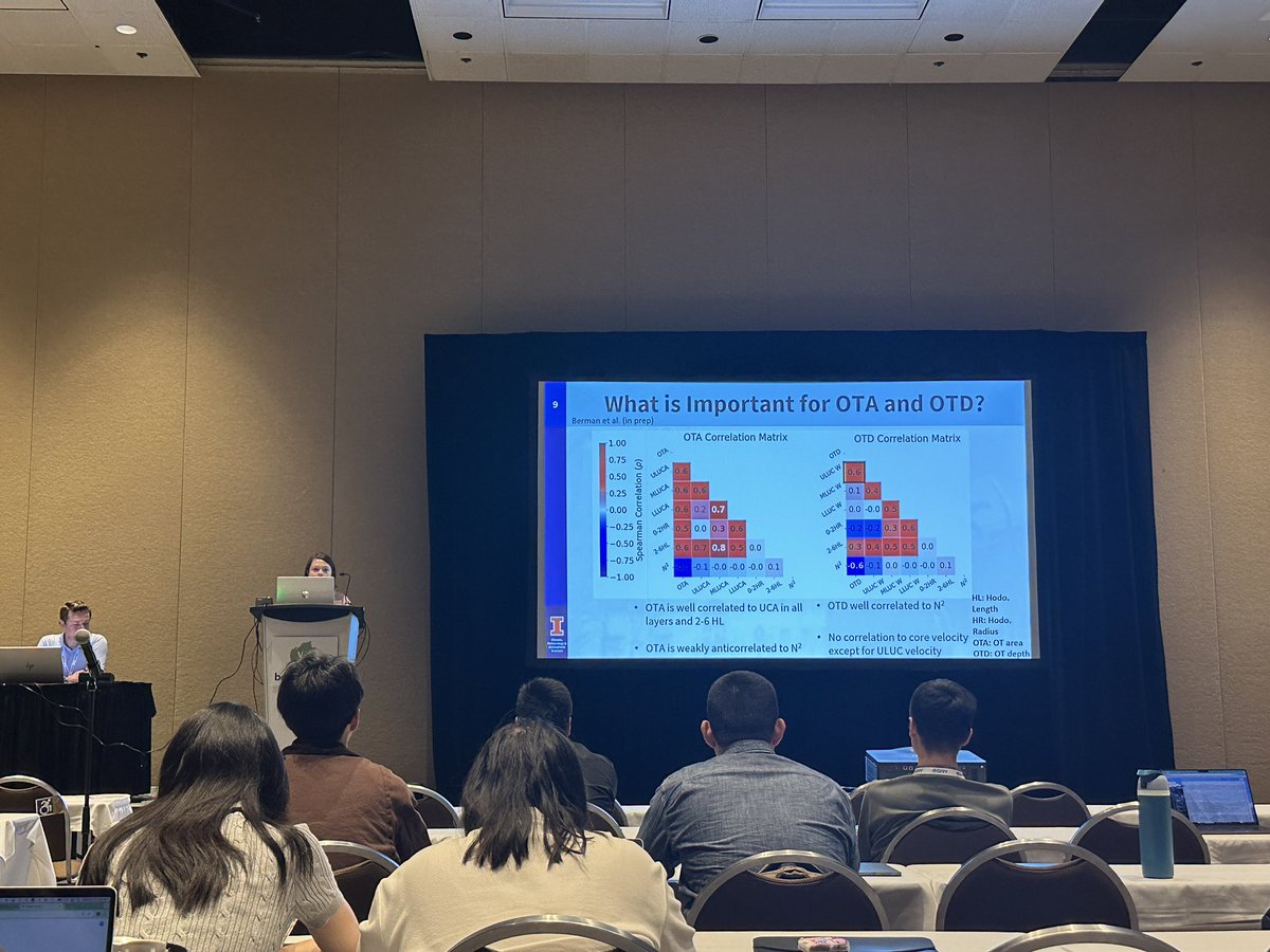 ams_meso's tweet photo. Melinda Berman, just one of the many great student presenters at #AMS21Meso, shared her work this morning on the environmental controls for overshooting top characteristics. We love to see all the amazing work from students this week! https://t.co/qhE7QLKmez