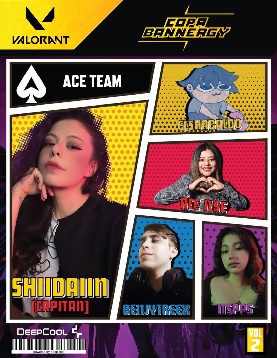 banegasboy's tweet photo. ACE TEAM
Capitán: @shiidaiin
@ElShabaldo
@ace_ilse
@BENJYTREEX
@itsppstv
#1ACE2ACE https://t.co/w1MUqapXVD