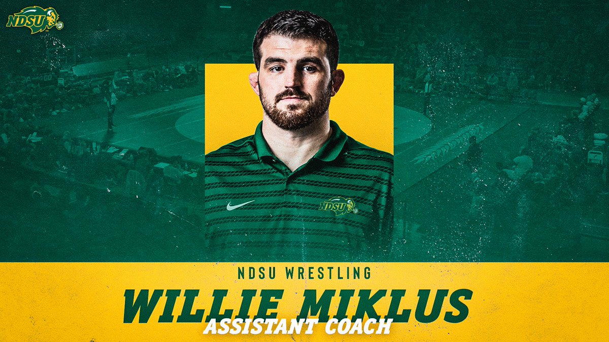 Four-time All-American Willie Miklus is joining the NDSU Wrestling coaching staff 🤘

📰: gobison.info/4lhhEwR