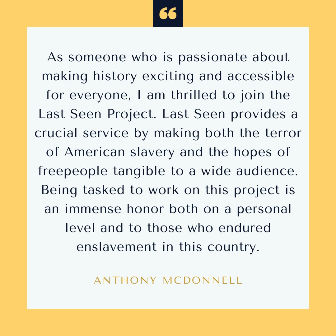 Please welcome one of our newest Last Seen Project team members, Anthony McDonnell!

A lifelong resident of Philadelphia, Anthony received his B.A. in history from Temple University and recently completed his first year in Villanova University’s history M.A. program.
