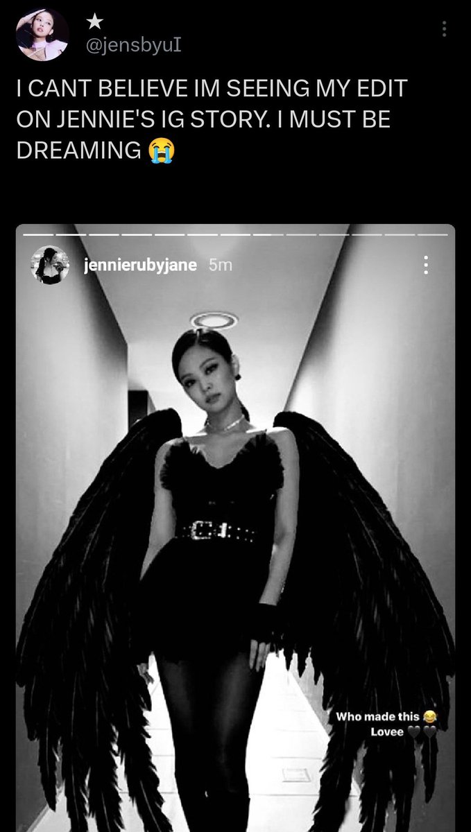 roxanasexc's tweet photo. guys it's my 3rd notice from jennie and her team it's crazy 😭 (yes that's my prev acc) https://t.co/sE4shigzmi