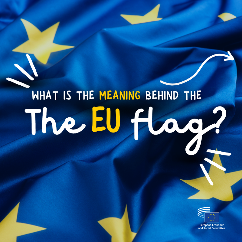 EU_EESC's tweet photo. The one symbol that brings us all together, united in diversity. 🇪🇺 

40 years ago, the @EUCouncil adopted the #EUFlag: twelve golden stars on a blue field.  

Our symbol of peace, unity, and shared purpose. 

Learn more about it here! ↓ 

#EuropeanUnion