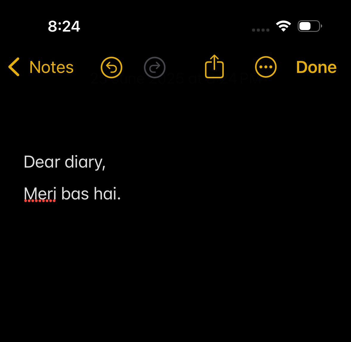 Journaling k naam pe bas yahi ho paa raha hai