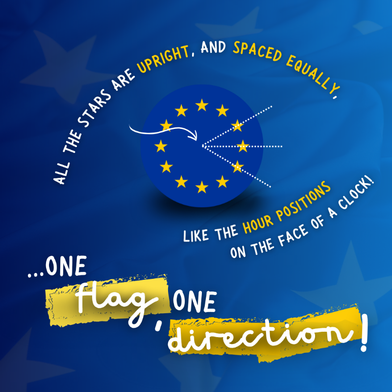 EU_EESC's tweet photo. The one symbol that brings us all together, united in diversity. 🇪🇺 

40 years ago, the @EUCouncil adopted the #EUFlag: twelve golden stars on a blue field.  

Our symbol of peace, unity, and shared purpose. 

Learn more about it here! ↓ 

#EuropeanUnion