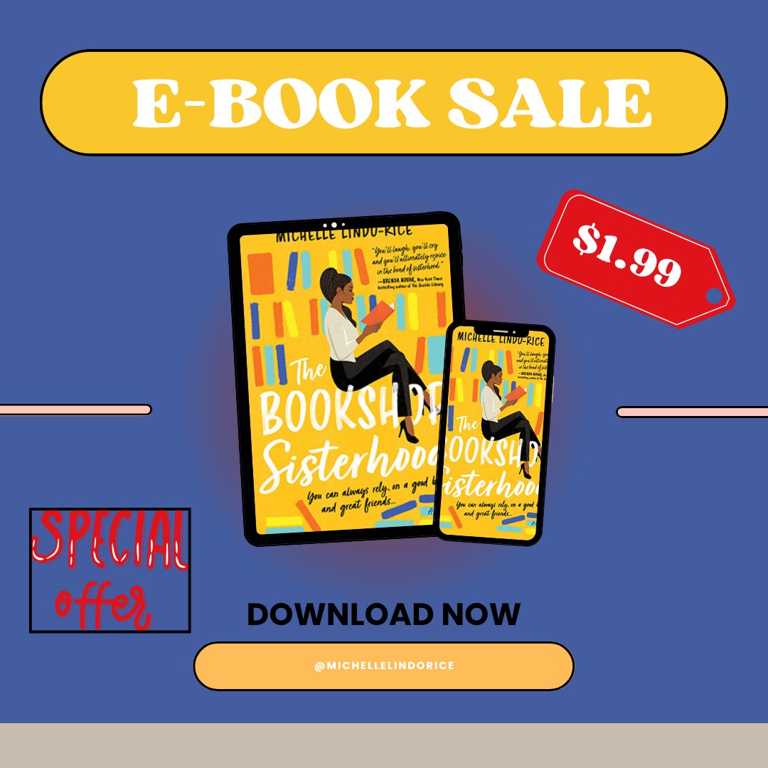 Michelle Lindo-Rice-author|Michelle Jackson-agent (@mlindorice) on Twitter photo ✨THE BOOKSHOP SISTERHOOD is on sale for 1.99--get your copy!!🤗
<a href="/LCSLiterary/">LCSLiteraryServices</a>
#books #booktwt #Bookstagram ✨THE BOOKSHOP SISTERHOOD is on sale for 1.99--get your copy!!🤗
<a href="/LCSLiterary/">LCSLiteraryServices</a>
#books #booktwt #Bookstagram