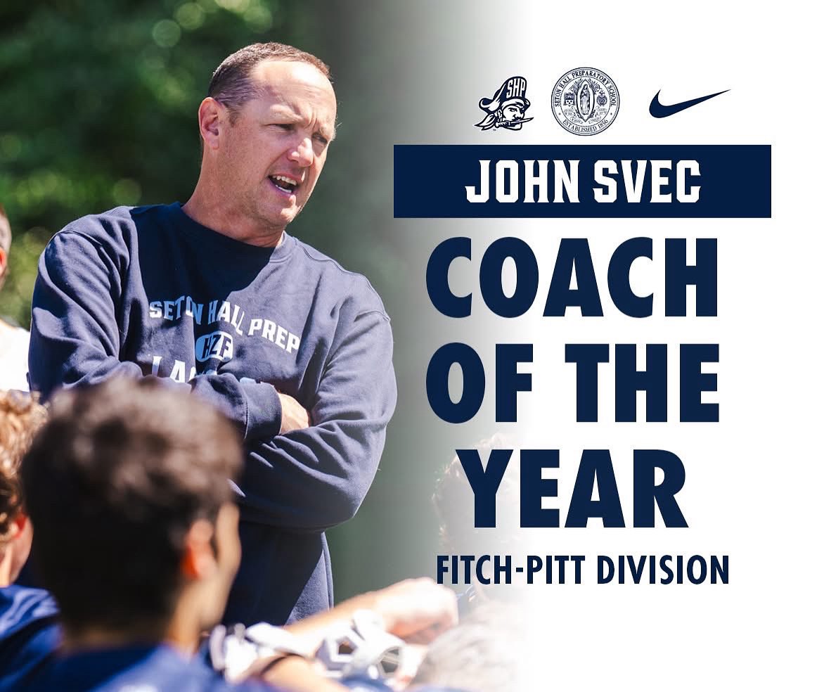 Congratulations to first-year Lacrosse Head Coach, John Svec, on earning the Fitch-Pitch Division Coach of the Year!