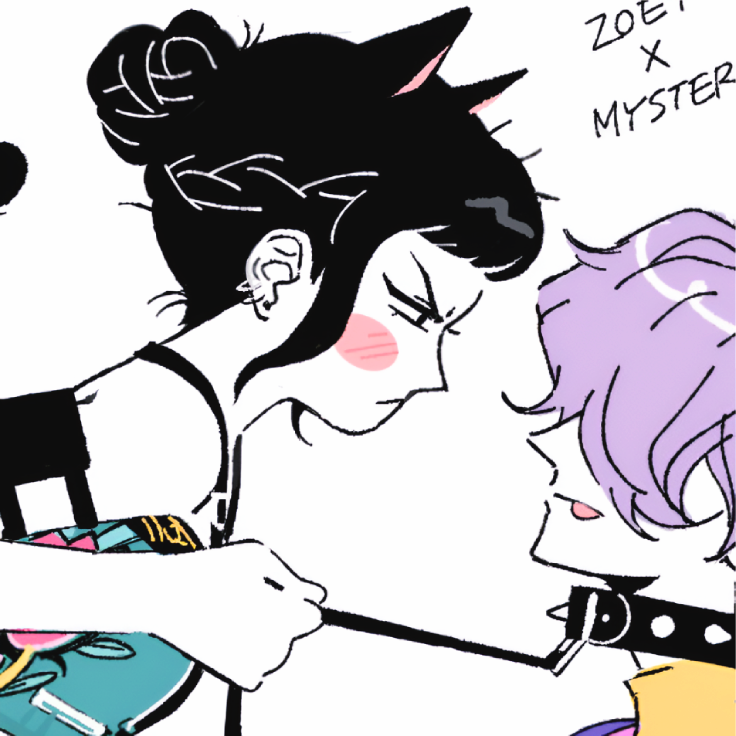 matchingcutepfp's tweet photo. ⸝⸝ 𓈒𓏲 matching icons for you and your puppet 𓂃 ִֶָ
⋆｡˚ zoey x mystery ˚｡⋆  🐶
⤷ art by: @bangirin0828 
#KPOPDEMONHUNTERS #zoeystery https://t.co/Rd7vgI50hX