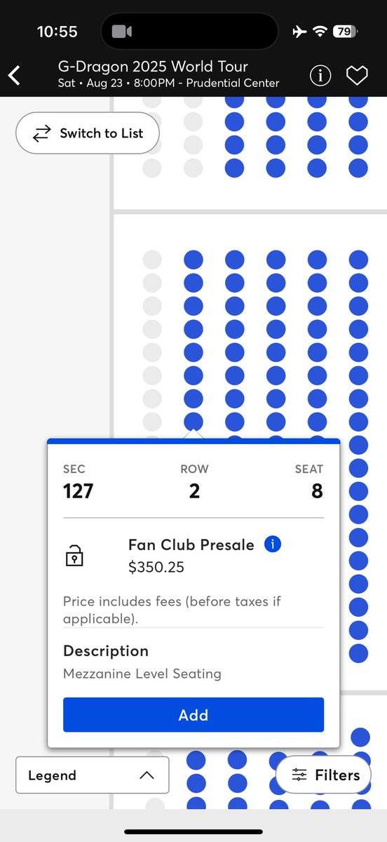 mihitn's tweet photo. other section price #GDRAGON #GDRAGONinUS #Ubermensch https://t.co/BEoCVVqEoa