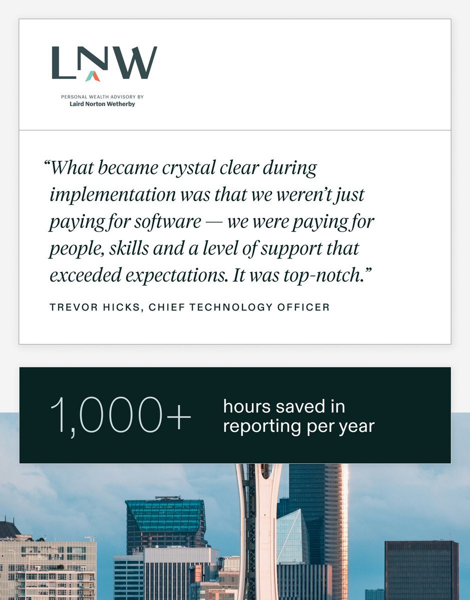 How did Laird Norton Wetherby successfully merge the systems across three firms with minimal operational disruption? They brought everything together on Addepar.

Read the full story -&gt; bit.ly/4nfYit0
