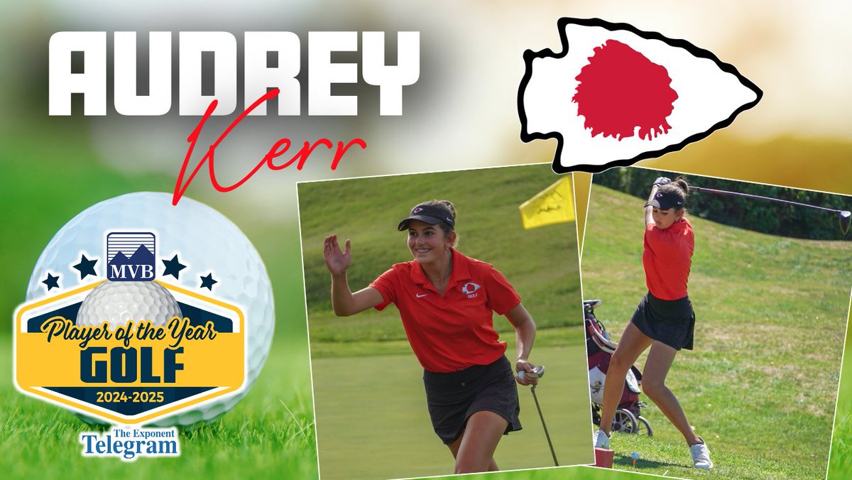 WVNews247's tweet photo. Audrey Kerr (Bridgeport) dominated girls golf!
First Big 10 female Golfer of the Year.
Full winner list FREE https://t.co/RnII931qr8
#WVNews #WVGolf #Golf #HighSchoolSports https://t.co/H0Fqh3THol