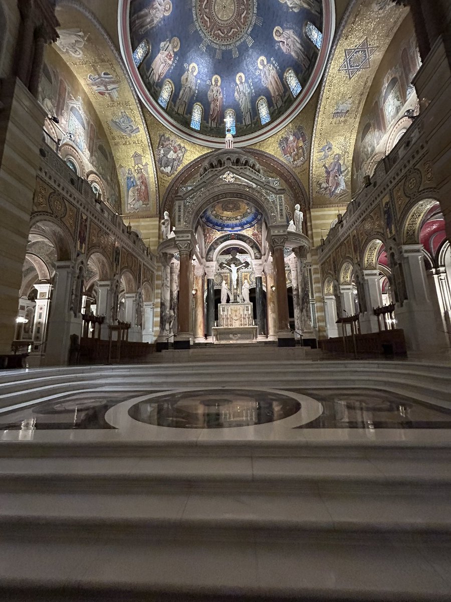 MrsDess3's tweet photo. Just finished touring the Cathedral Basilica of St. Louis—absolutely breathtaking! The mosaics, the architecture, the history… such a peaceful and awe-inspiring experience. ✨ @KyCharge https://t.co/lQKpUplhQ8