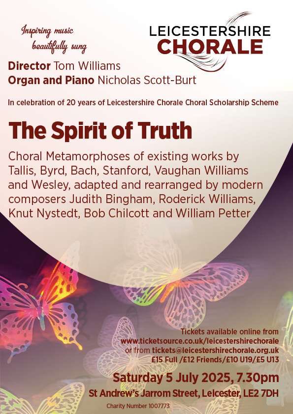 Not long now to our very special concert welcoming back many of our choral scholars from the last 20 years! Tickets available in the door.