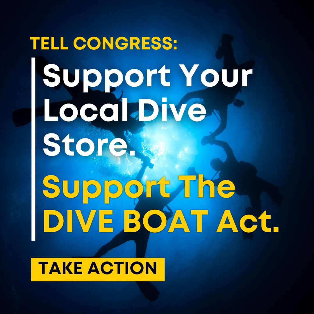 Divers, seeing a surge in the cost of dive trips? In 2022, Congress broke the insurance market for our community resulting in insurance prices skyrocketing &amp; dive biz having to raise prices to stay in business. Tell the NEW Congress to fix this mistake: bit.ly/TheDiveBoatAct