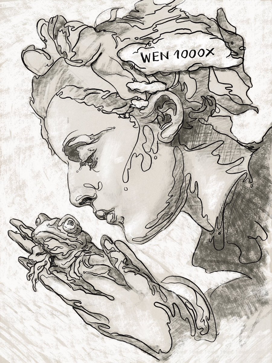 The Frog King 

Digital drawing study.