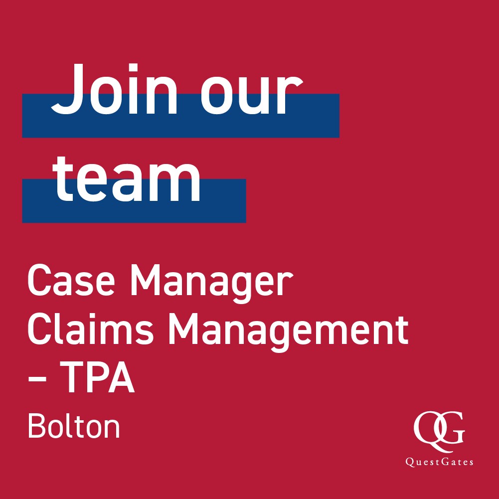 QuestGates (@questgates) on Twitter photo We are looking to recruit a Case Manager within our TPA team based in Bolton. Find out more here: questgates.co.uk/wp-content/upl… We are looking to recruit a Case Manager within our TPA team based in Bolton. Find out more here: questgates.co.uk/wp-content/upl…