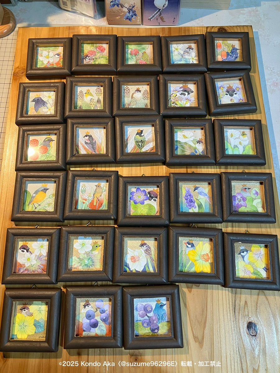 額装終わり！
あと額の塗装で気になるところをちょっと修正して終わり！

#デザフェス61