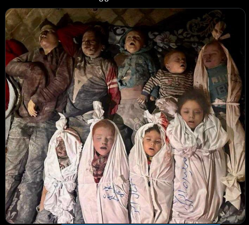 fractilly's tweet photo. @vonderleyen #EUterrorism #UKterrorism #IsraelTerrorism
Rest in peace little ones.
You should be living.
Your murder is on
@POTUS @Keir_Starmer @vonderleyen @DavidLammy @ABlinken @RishiSunak @MichealMartinTD @IDF @GiorgiaMeloni #GHF https://t.co/MZINgRF5n0