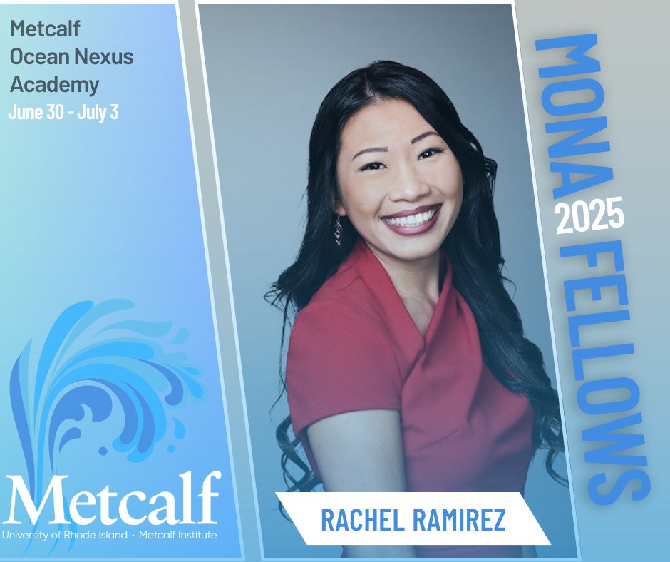 Metcalf Institute (@metcalfuri) on Twitter photo Meet <a href="/rachjuramirez/">Rachel Ramirez</a>, an independent journalist covering climate change and environment, and former climate writer at CNN. She’s one of our fellows for the new MONA program convening next week to explore our intertwined relationships with the oceans! 🌊
ow.ly/9o4g50Wgav2 Meet <a href="/rachjuramirez/">Rachel Ramirez</a>, an independent journalist covering climate change and environment, and former climate writer at CNN. She’s one of our fellows for the new MONA program convening next week to explore our intertwined relationships with the oceans! 🌊
ow.ly/9o4g50Wgav2