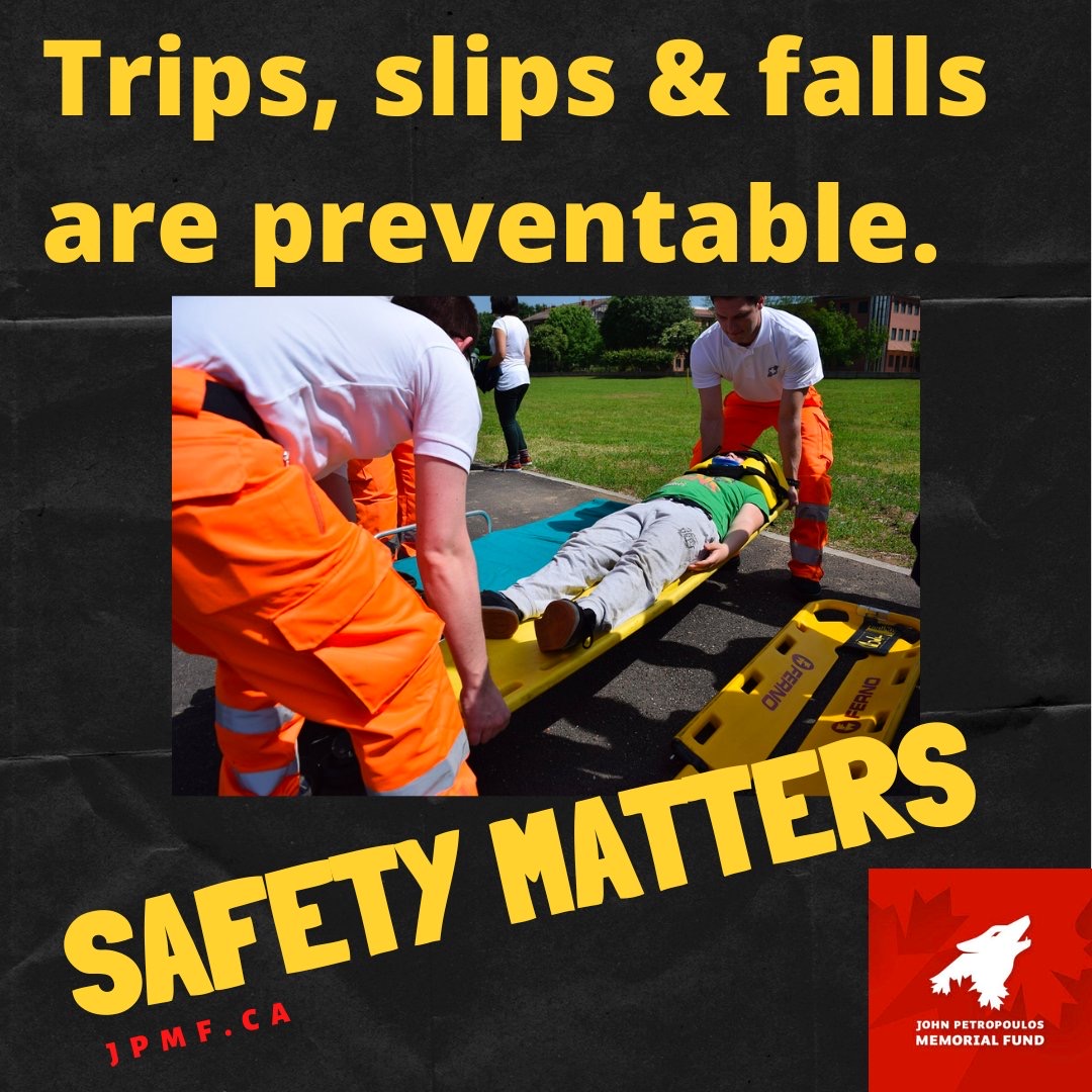 jpmf's tweet image. What is the most common workplace injury?  

⚠️ A fall.  

Please be careful while working today!  

#slips #trips #falls #injuries #prevention