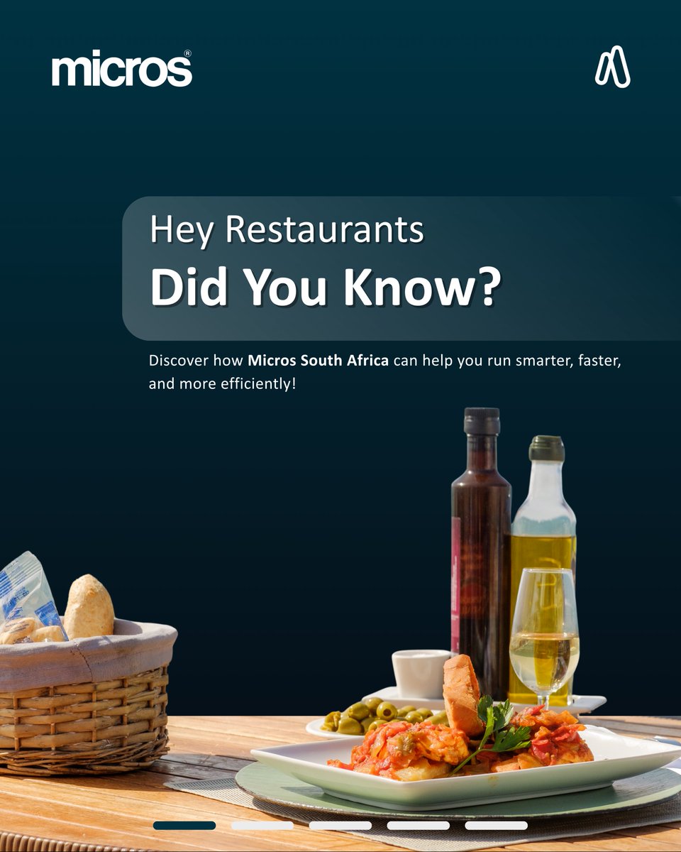 sa_micros's tweet photo. Run smarter restaurants with the Simphony POS system by Micros South Africa.

From real-time reporting to seamless kitchen communication  scale with tech that works.

🔗 Explore more: https://t.co/SsCR2uHU06

#SimphonyPOS #RestaurantTech #MicrosSouthAfrica https://t.co/tRPvnLdxM4