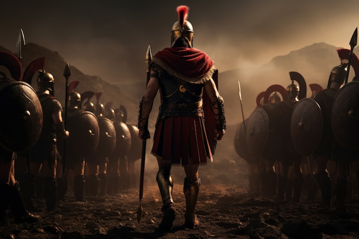 "Out of 100 men, 10 shouldn't even be there. 80 are just targets. 9 are real fighters. But one—one is a warrior, and he will bring the others back."
— Heraclitus