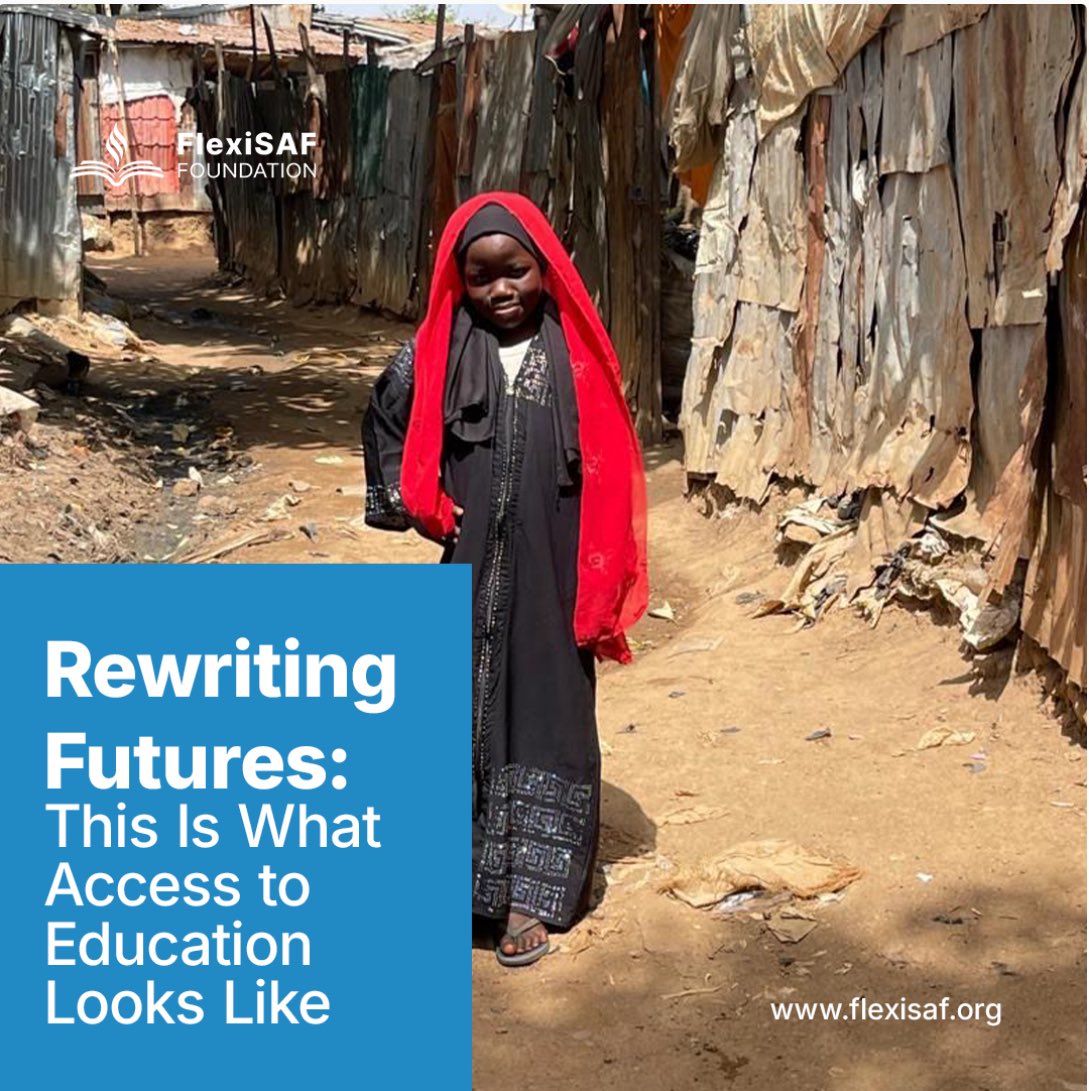 Over 20 million children in Nigeria are out of school. But when one child gets access to education, everything changes.

It’s not just about school — it’s about dignity, hope, and transformation.

📖 Read more &amp; see how you can help:
👉 flexisaf.org/rewriting-futu…

#EducationForAll