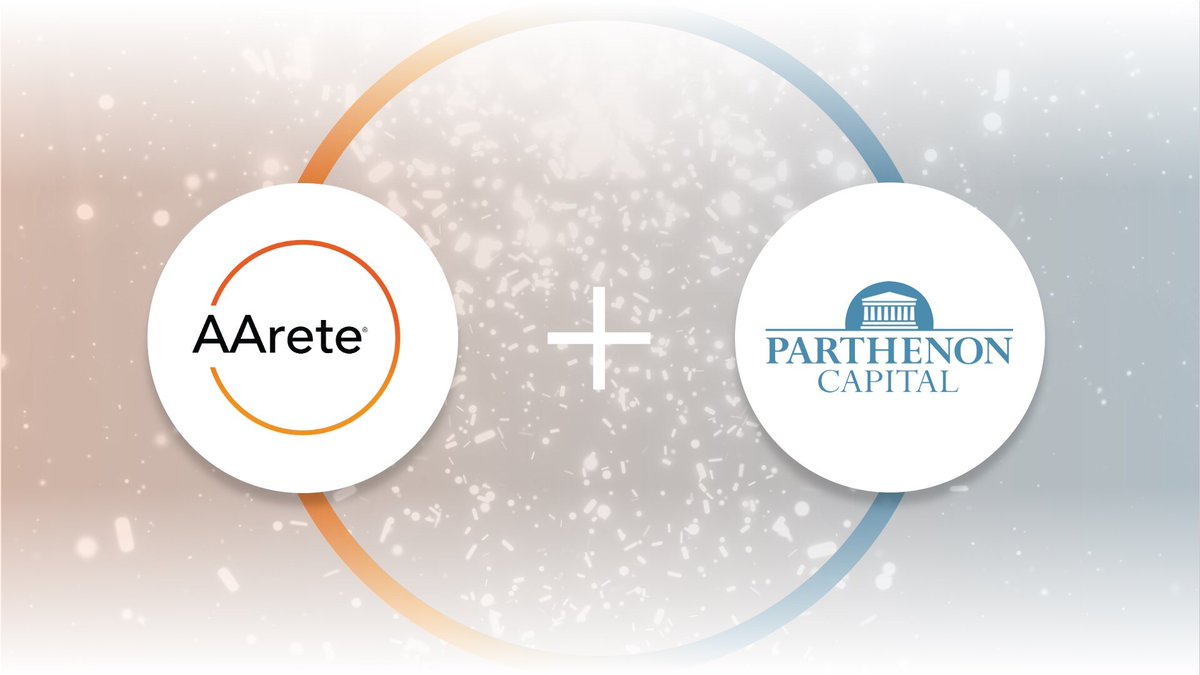 We’re excited to announce a strategic investment from Parthenon Capital, a partnership that positions AArete to accelerate innovation, expand our solution offerings, and continue delivering exceptional outcomes for our clients.
hubs.ly/Q03tBfs20