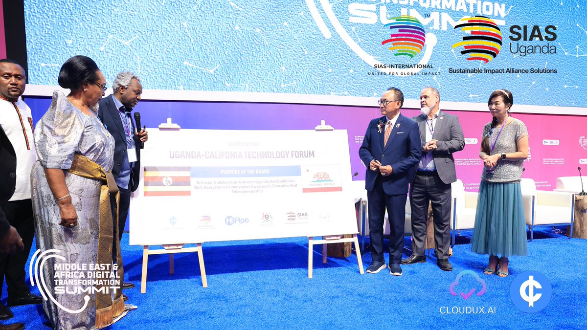 shillahshan's tweet photo. Unveiling the Uganda-California Technology Symposium
A Global Collaboration for Innovation, Sustainability, and Digital Transformation
#SIASug #SIASInternational https://t.co/rK0g5aN8dd