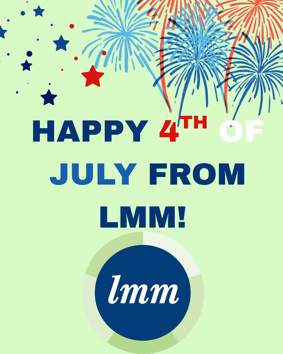 LMMCleveland's tweet image. Happy 4th of July from LMM!

LMM&apos;s offices will be closed today July 4 in observation of this federal holiday. We wish everyone a great Independence Day and hope that you are able to celebrate with family and friends.