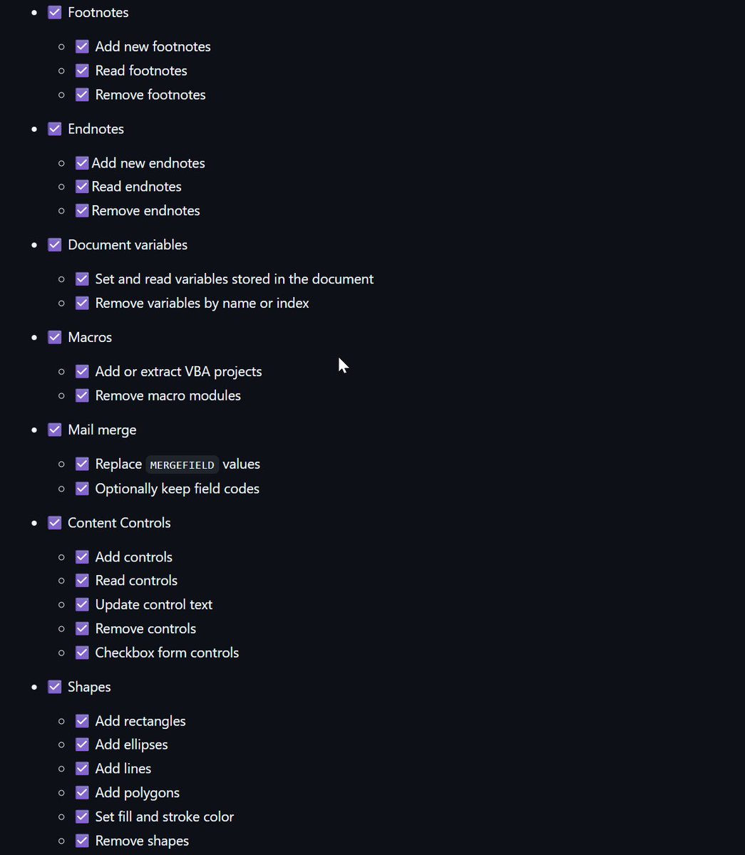 PrzemyslawKlys's tweet image. I&apos;ve released new version of #OfficeIMO 1.0.0. Closed all issues and feature requests, which was quite a huge lists. 

Build your #docx documents using #dotnet for free with MIT license🪧

github.com/EvotecIT/Offic…