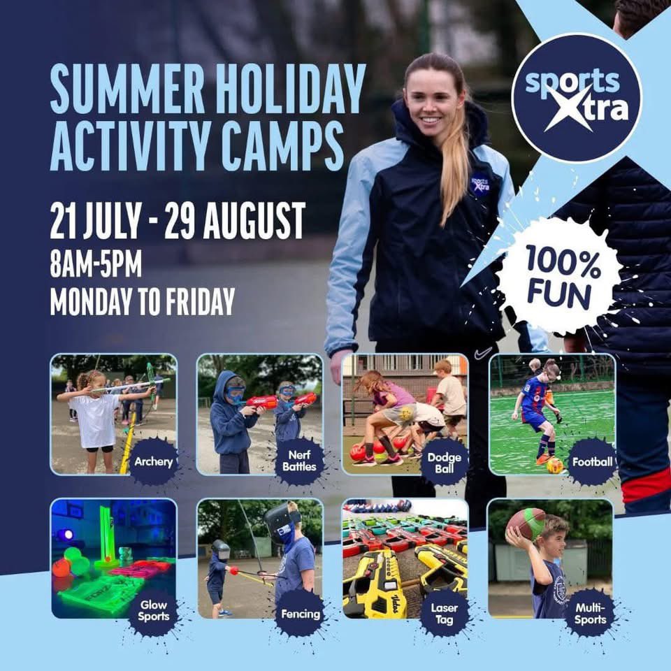 SportsXtraSW's tweet image. ‼️EARLY BIRD OFFER EXTENDED‼️
Now ends Sunday, 29th June due to popular demand!
Use code EARLYCAMPDAY for £10 OFF a day, or EARLYCAMPWEEK for £10 OFF a full week of camp. 💸
📣 Our Summer Holiday Camps are back – and they fill up FAST!
#SportsXtra #SummerCamps #EarlyBirdOffer