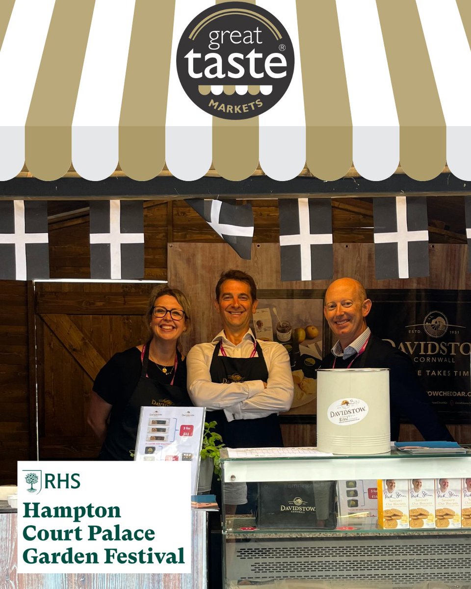 Guild of Fine Food (@guildoffinefood) on Twitter photo We’re bringing the #GreatTasteMarket to <a href="/The_RHS/">The RHS</a> Hampton Court Palace Garden Festival from 1–6 July 🎉
Meet #GreatTasteAwards winning producers like <a href="/SilentPoolGin/">Silent Pool Gin</a>, <a href="/snowdoniacheese/">Snowdonia Cheese Co.</a>, Flapjackery, Truffle Guys & more. Come hungry — you’ll want to try everything! 🧀🍸🛍️ We’re bringing the #GreatTasteMarket to <a href="/The_RHS/">The RHS</a> Hampton Court Palace Garden Festival from 1–6 July 🎉
Meet #GreatTasteAwards winning producers like <a href="/SilentPoolGin/">Silent Pool Gin</a>, <a href="/snowdoniacheese/">Snowdonia Cheese Co.</a>, Flapjackery, Truffle Guys & more. Come hungry — you’ll want to try everything! 🧀🍸🛍️