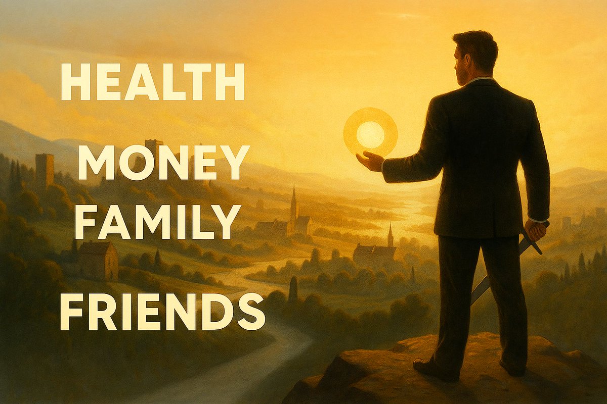 You're not choosing—you're just giving up because it's hard.

Most guys settle for one thing and lose the rest.
Me? I decided to take it all.

Health. Money. Family. Friends.

Here’s the system I use (and that you can COPY) to build it all—without compromise.
🧵