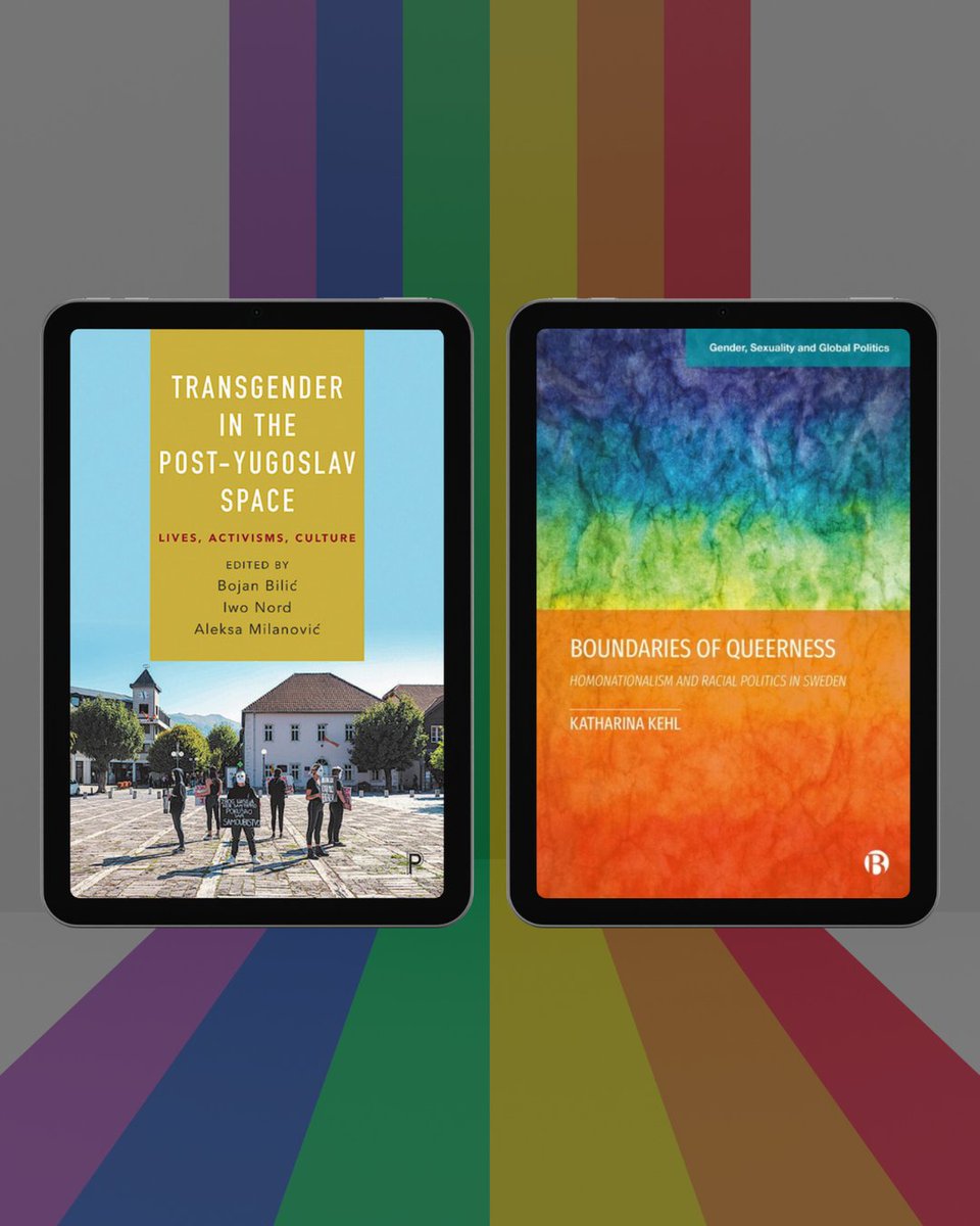 Happy #PrideMonth! 🌈💖

Join us in celebrating #Pride2025 with 75% off selected eBooks until 30 June with code PRIDE75.

Pride Month is a time to honour the history and contributions of the #LGBTQ+ community, while continuing the fight for equality.

bristoluniversitypress.co.uk/bup-home
