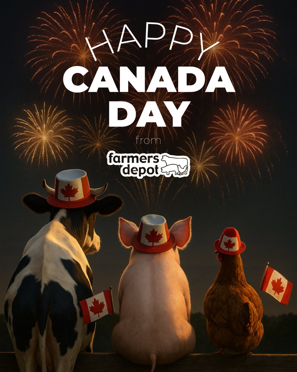 🇨🇦 Happy Canada Day from all of us at Farmers Depot! 🍁
Today, we’re celebrating the land we love—and the hardworking Canadian farmers who help feed it. ❤️🌾
Wishing you a safe and joy-filled Canada Day!
#CanadaDay2025 #CanadianAg #TrueNorthStrongAndFree #FarmLife #FarmersDepot