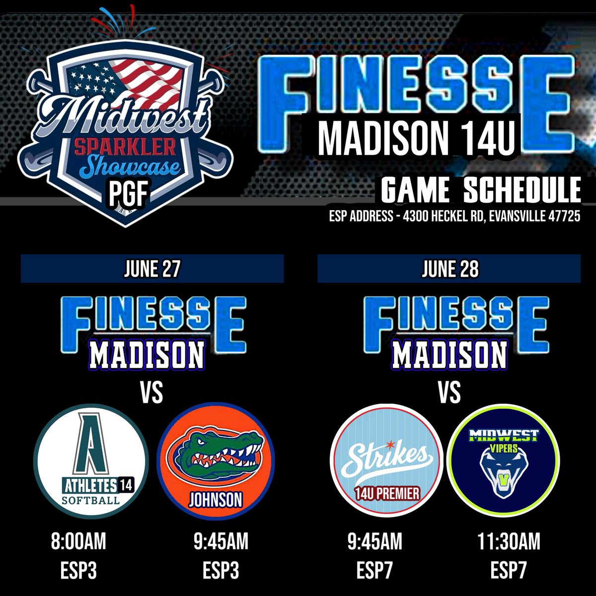 CoachMadison247's tweet photo. First weekend back in the books ! Now we’re headed to Evansville, IN for the Midwest Sparkler! 💥 Ready to compete and keep building! Coaches come check out these Athletes! #MidwestSparkler #FinesseMadison https://t.co/hZvGwNtyOC