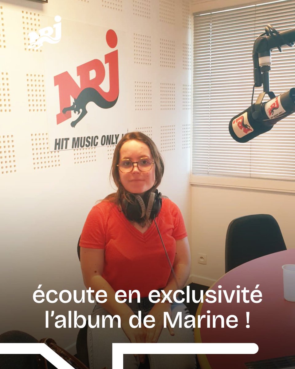 Anne-Camille de Chambray-lès-Tours a eu la chance de découvrir le premier album de #Marine de la #Staracademy dans les studios de #NRJ #Tours 48h avant tout le monde 🔥